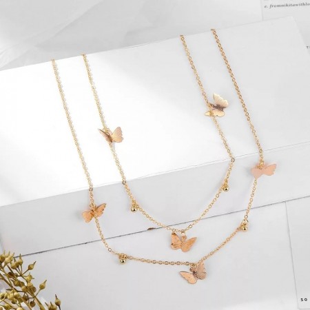 Позолоченное колье  4443 фото | Brulik