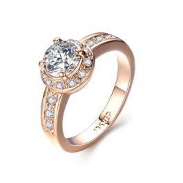 Позолоченное кольцо Italina 94484