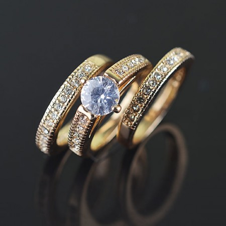 Позолоченное кольцо Fallon 8320603 фото | Brulik