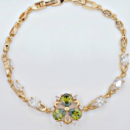 Эксклюзивный браслет 71319 - зеленый фото | Brulik