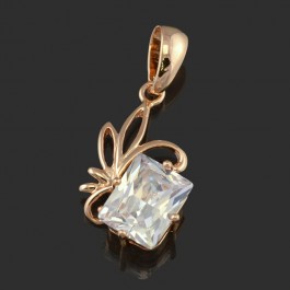 Позолоченный кулон Fallon 86200037-белый