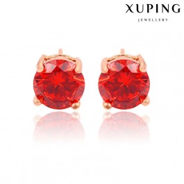 Позолоченные серьги XP 23352 - красный