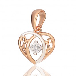 Позолоченный кулон 