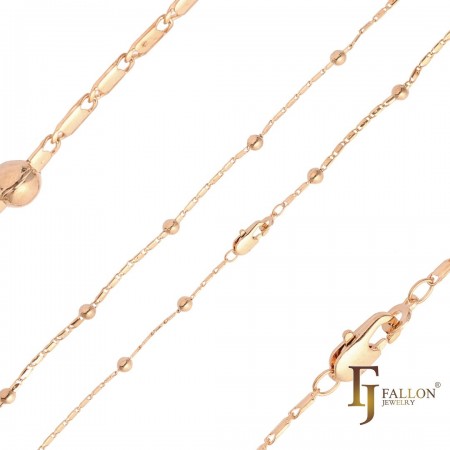 Позолочений ланцюжок Fallon 84100055-48 фото | Brulik