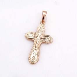Позолоченный крестик 18K 32132