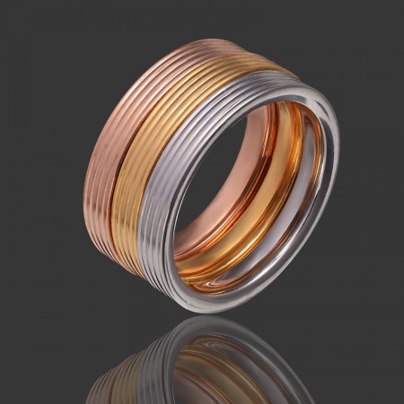 Стальное кольцо 3 в 1 101 фото | Brulik