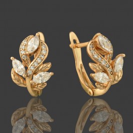 Позолоченные серьги  XP 20289