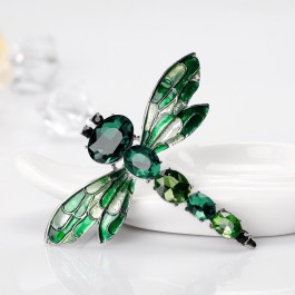 Прекрасная брошь 8295-зеленый