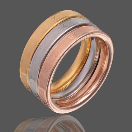 Стальное кольцо 3в 1 106 фото | Brulik