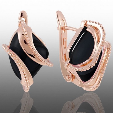 Позолочені сережки Fallon 82283080 фото | Brulik