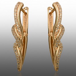 Позолочені сережки  Xuping 24693