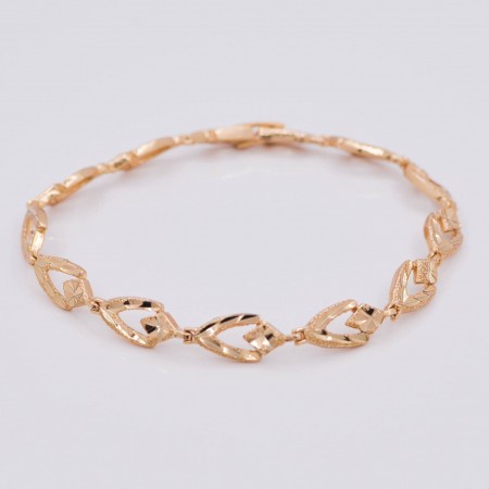 Элегантный браслет в позолоте 10-7025 фото | Brulik
