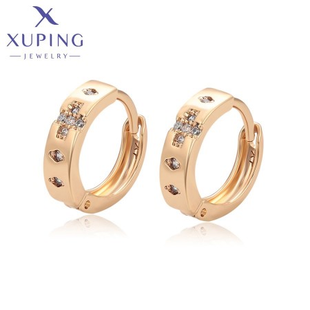 Позолочені сережки  Xuping X001098877 фото | Brulik