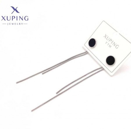 Сережки -гвоздики сталеві  Xuping 24799 фото | Brulik
