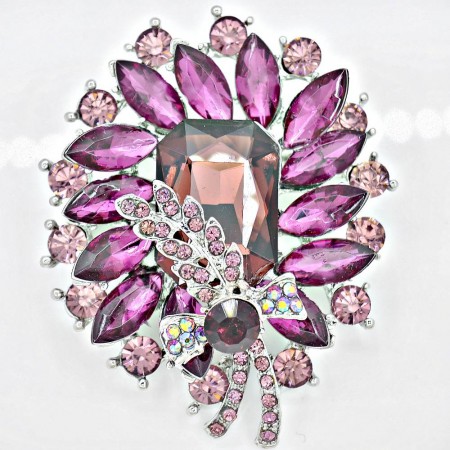 Брошь "Яркость сияний " 918546 фото | Brulik