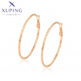Позолочені сережки кільця Xuping X000700156