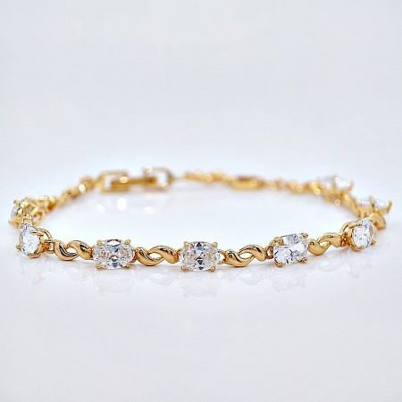 Шикарный браслет  71231 - белый фото | Brulik