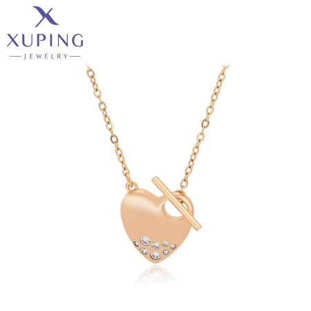 Позолочений  ланцюжок з кулоном  Xuping S00130470 фото | Brulik