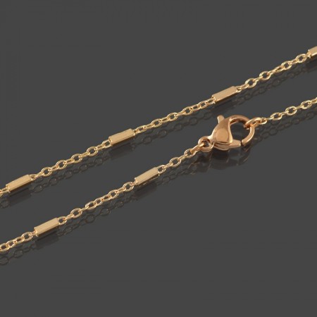 Позолоченная цепочка XP 4372-46 фото | Brulik