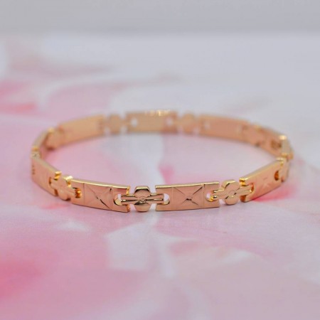 Позолоченный браслет Xuping 10-7379 фото | Brulik