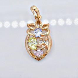 Милый кулон 31765-мультиколор светлый