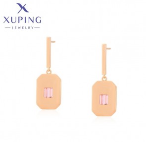 Позолочені сережки гвоздики Xuping A00910833 фото | Brulik