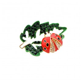 Брошь позолоченная  8683