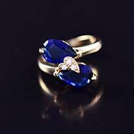 Неотразимое элитное кольцо 10-1906-синий фото | Brulik