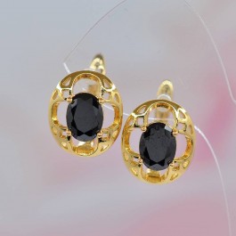Пленительные серьги ХР 10-2009-черный