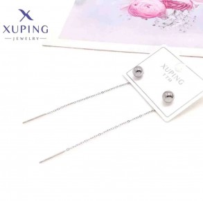 Сталеві сережки протяжки Xuping 24264 фото | Brulik