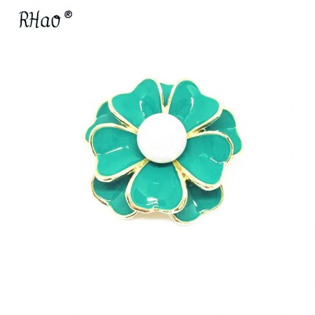 Брошь 8546-голубой фото | Brulik