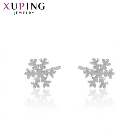 Серьги "Снежинка" Xuping 97400 фото | Brulik