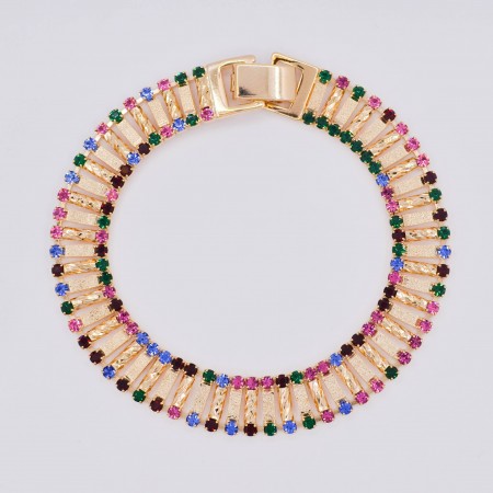 Многоцветный браслет оптом 10-7009 фото | Brulik