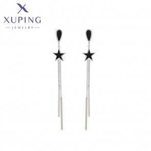 Сталеві сережки-гвоздики  Xuping A00903210 фото | Brulik