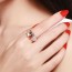 Позолоченное кольцо Italina 95705 фото | Brulik