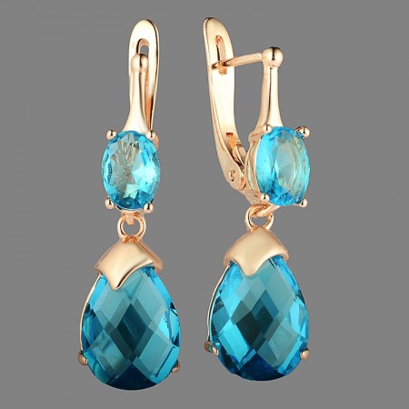 Позолоченные серьги Fallon 82200914 фото | Brulik