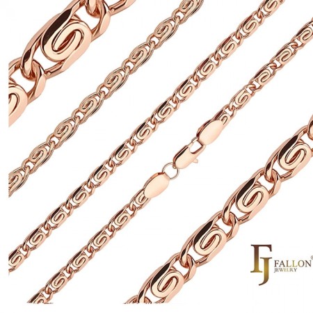 Позолочений ланцюжок  Fallon 84100016-50 фото | Brulik