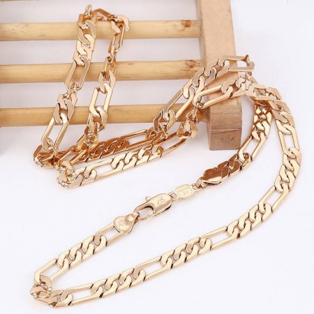 Стильная цепочка в позолоте 43068 фото | Brulik