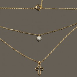 Позолоченная цепочка с кулоном XP 4567