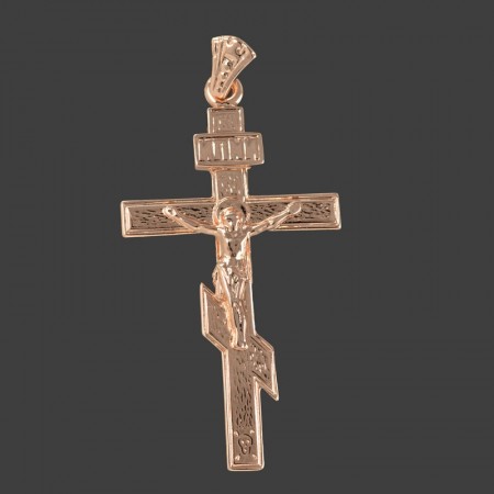 Позолоченный крест Fallon 86100174 фото | Brulik