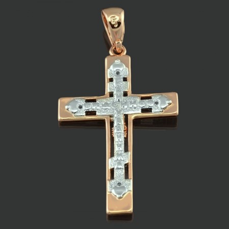 Позолоченный крест Fallon 96201101 фото | Brulik