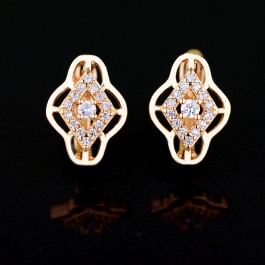 Изящные серьги в позолоте 90028