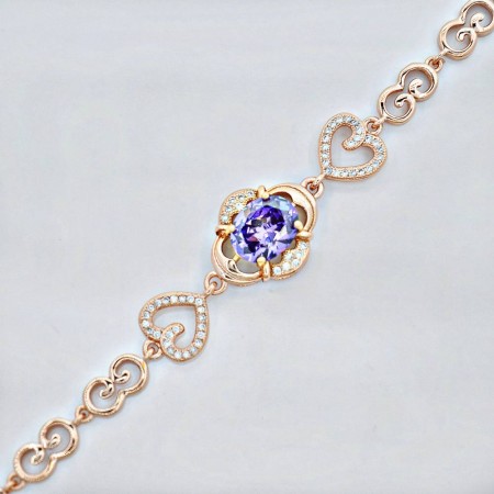 Восхитительный браслет 73423-фиолетовый фото | Brulik