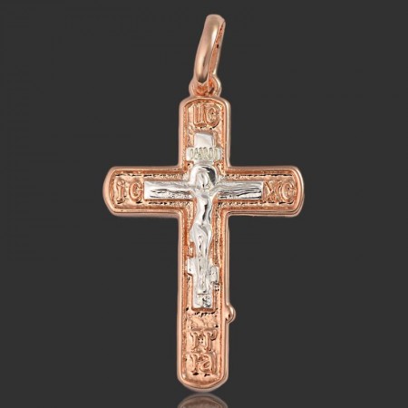 Позолоченный крест Fallon 96100320 фото | Brulik