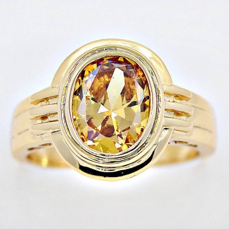 Кольцо "Премиум" 13431-шампань фото | Brulik