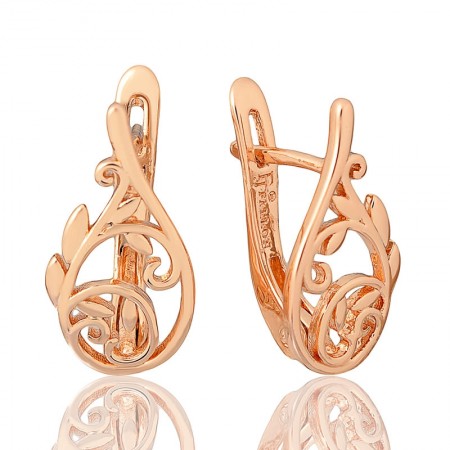 Позолоченные серьги Fallon 82100822 фото | Brulik