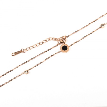 Позолоченное стальное колье Xuping 4341 фото | Brulik