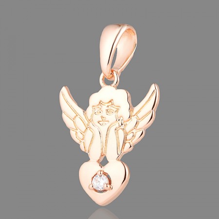 Позолоченный  кулон "Ангелочек" Fallon 86201283 фото | Brulik