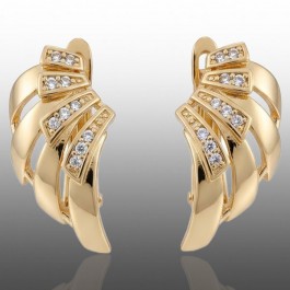 Позолочені сережки  Xuping 23687