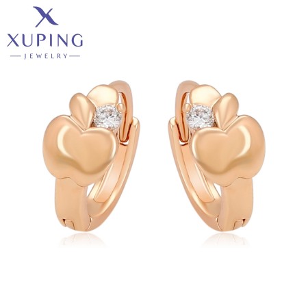 Позолоченные серьги "Яблочки" Xuping  S00127482  фото | Brulik